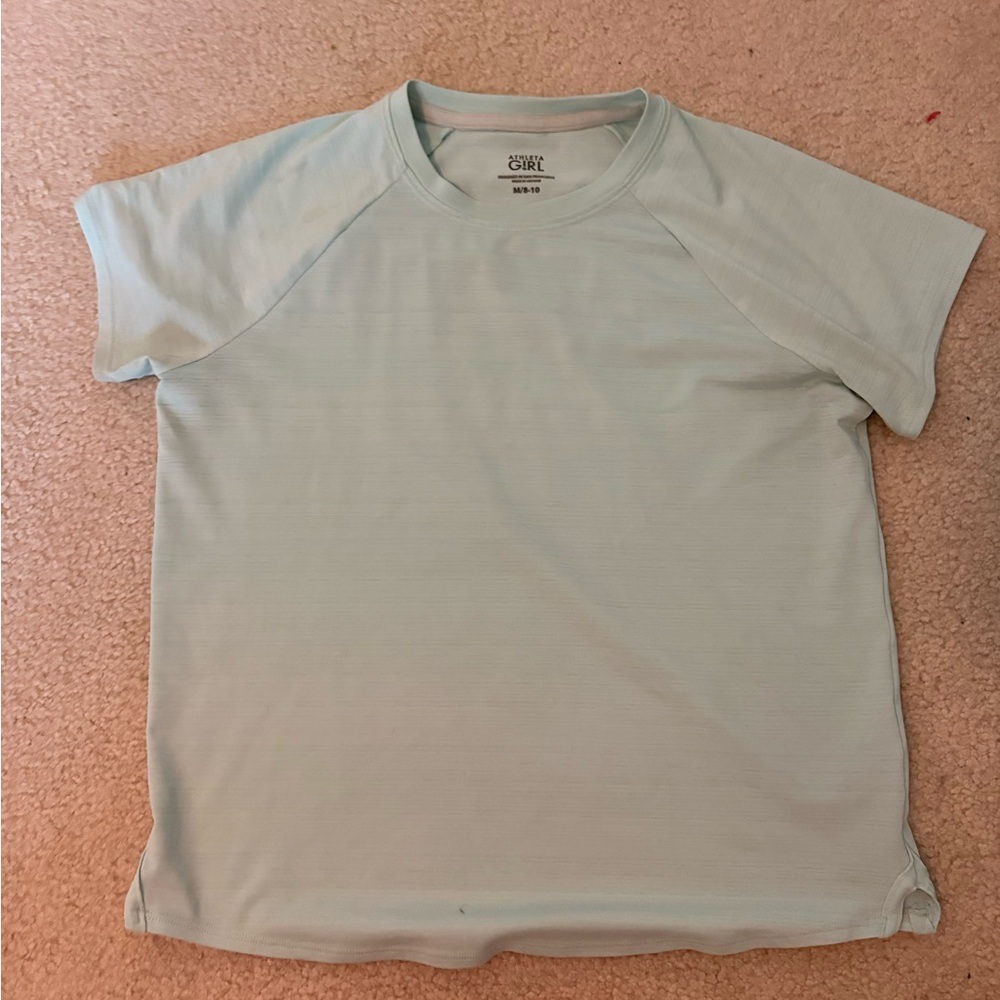 Athleta Girl Light blue athletic tee